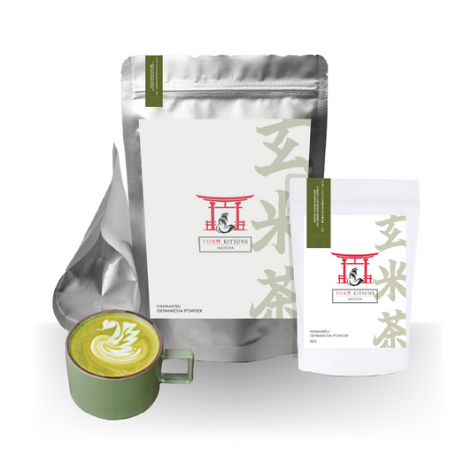 Hanamitsu Light-Roasted Genmaicha Powder